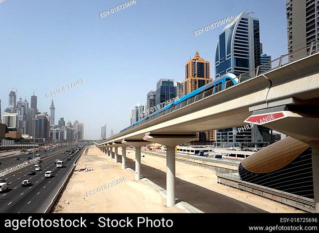 Sheikh Zayed Road in Dubai