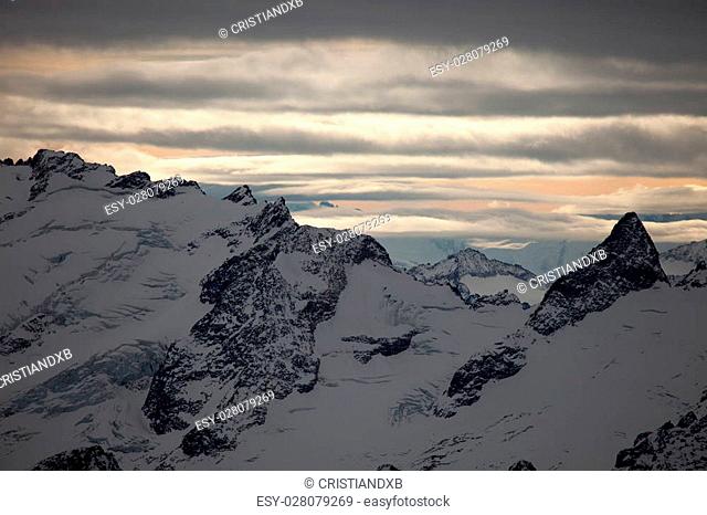 Amazing mountain scenery from Engelberg, Switzerland