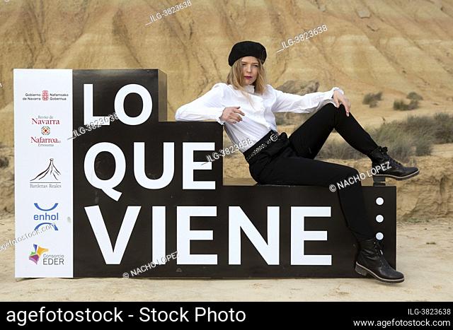 Christina Rosenvinge attends to Karen premiere during the Lo que viene Film Festiva May 13, 2021 in Bardenas Reales, Spain Navarra, Spain