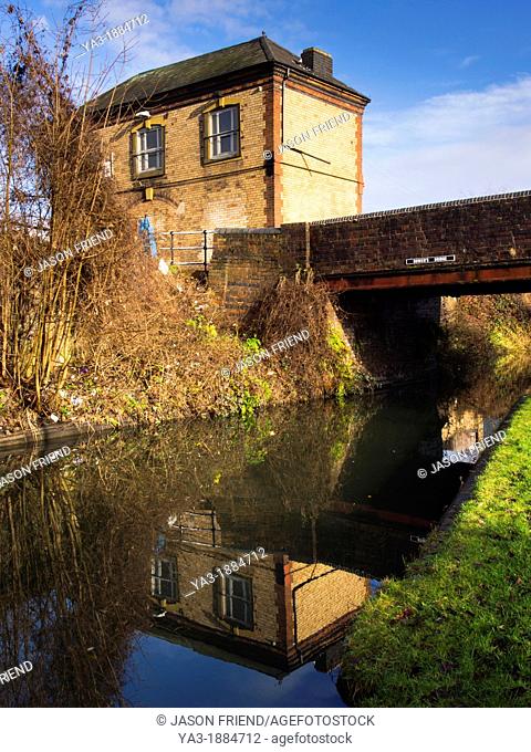 England, West Midlands, Stourbridge Canal  Bowen's Bridge on the Stourbridge Canal near Brierley Hill in the Black Country