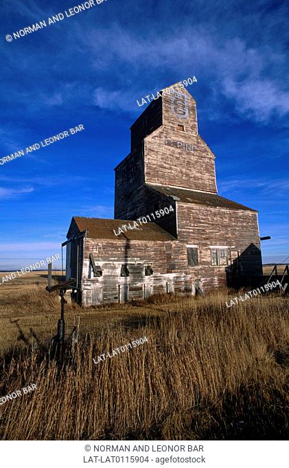 Grain elevators or large storage units used to be found all over Saskatchewan and the corn growing areas of the region, to store the harvested grain until it...