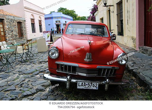Classic car, Colonia del Sacramento, Uruguay