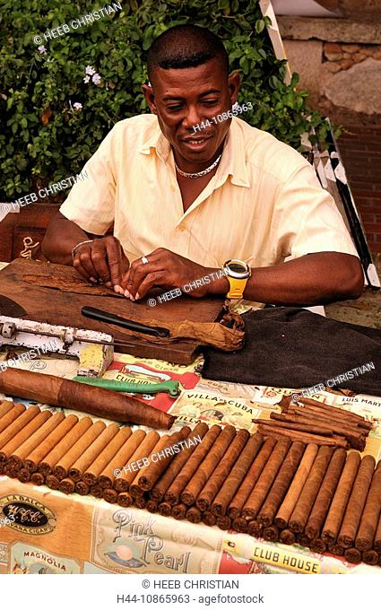 Cigar Maker, Altos de Chavon, La Romana, Dominican Republic