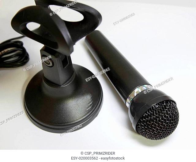 A microphone for singing And using a small