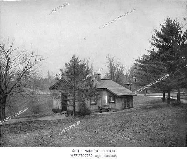 'General Grant's Log Cabin, Fairmount Park, Philadelphia', c1897. Creator: Unknown
