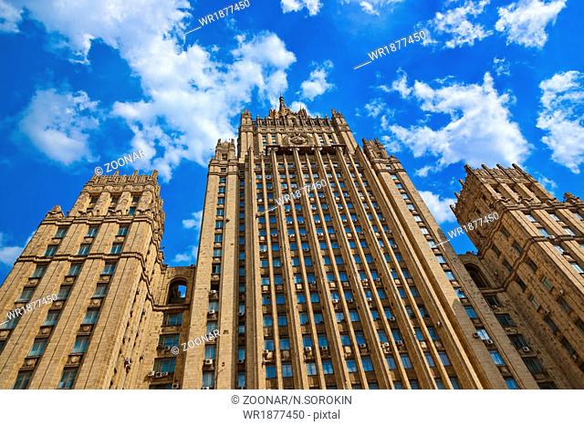 Stalin's famous skyscraper Ministry of Foreign Affairs of Russia - Moscow