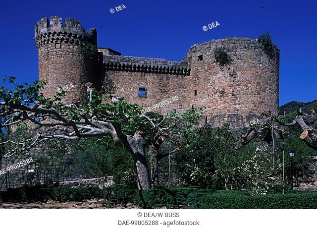 Spain - Castile and León - Mombeltrán - Castle of Dukes of Albuquerque, 14th century