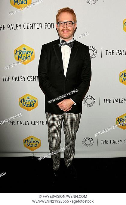 The Paley Center for Media's annual benefit gala for LGBT equality - Arrivals Featuring: Jesse Tyler Ferguson Where: Los Angeles, California