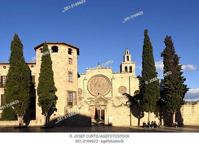 Monastery of Sant Cugat, Barcelona province, Catalonia, Spain