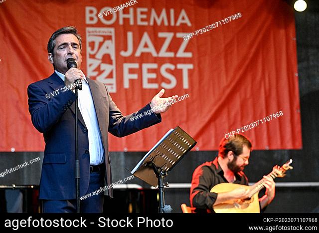 Portuguese singer Camane, one of the most important interpreters of the musical style called fado, performs at the 18th Bohemia JazzFest, on July 11, 2023