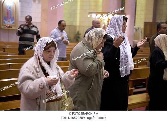 women egypt church mary queen world port said