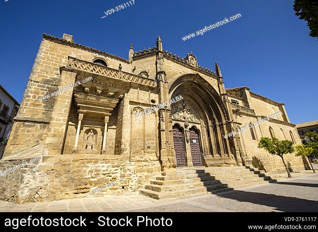Church of San Pablo. Gothic style medieval temple from the 13th century, Ubeda, UNESCO World Heritage Site. Jaen province, Andalusia, Southern Spain Europe