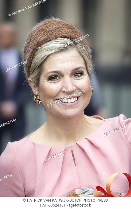 Queen Maxima of the Netherlands opens the three innovative operation rooms in the Medical Innovation and Technology Expert Center (MITEC) of the Radbout...