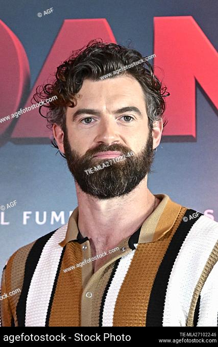 Actor Stuart Martin during Dampyr photocall in Rome, Italy 27 October 2022