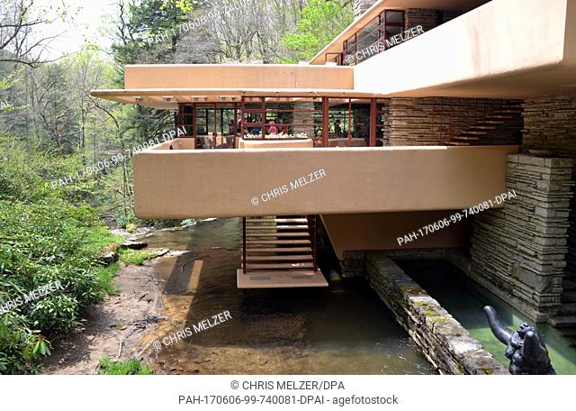 FILE - A file picture dated 09 May 2014 shows ""Fallingwater"" a former house and now a museum near Pittsburgh, Pennsylvania, USA