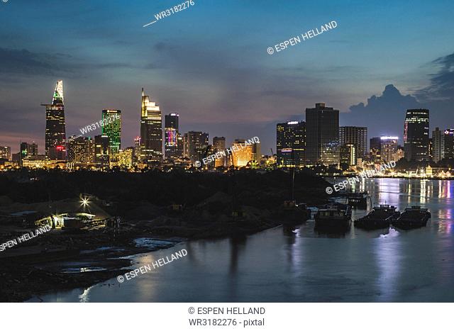 Skyline, Ho Chi Minh City, Vietnam, Indochina, Southeast Asia, Asia