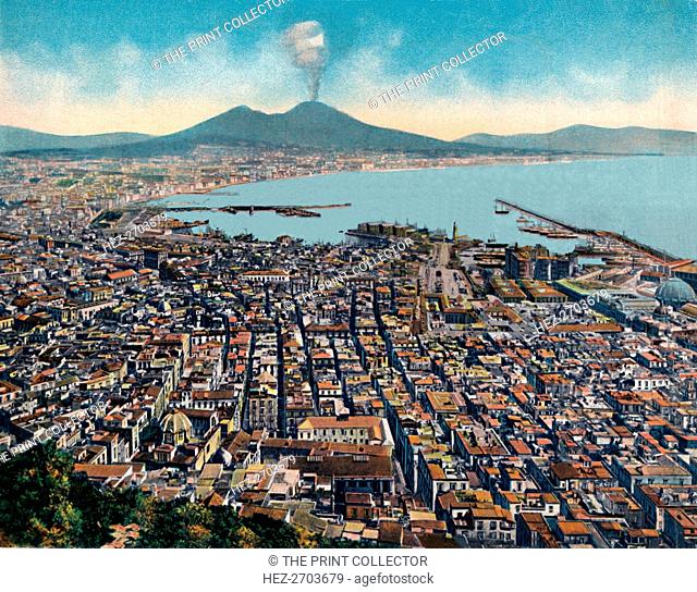'Napoli - Panorama Da S. Martino', (View from San Martino), c1900. Creator: Unknown