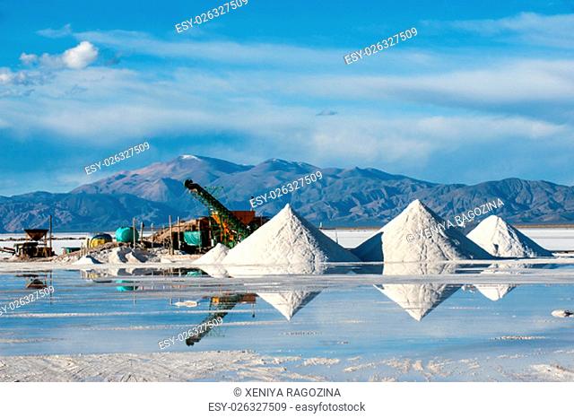 Salinas Grandes on Argentina Andes is a salt desert in the Jujuy Province. More significantly, Bolivas Salar de Uyuni is also located in the same region