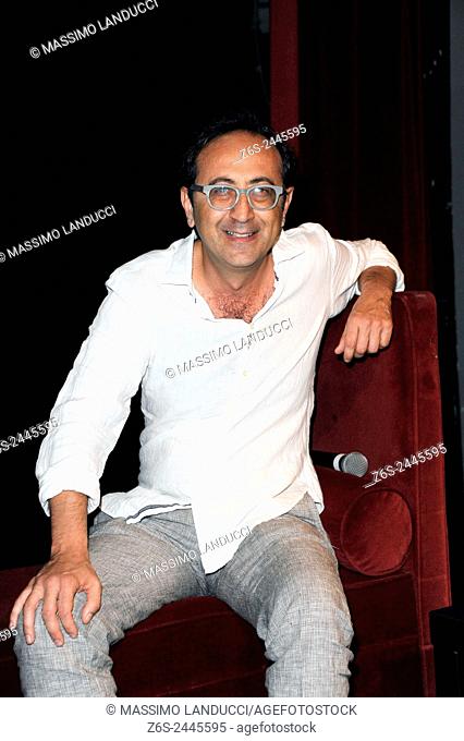 Giovanni Esposito; esposito; actor; celebrities; 2015; rome; italy; event; presentation theater season ; teatro Ambra Jovinelli