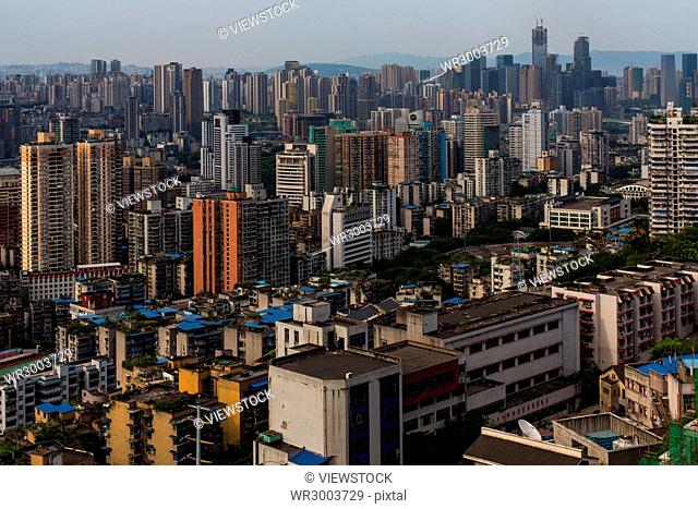 Urban architecture in Chongqing City, China