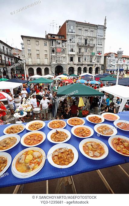 'Marmita' fish stew contest, Castro Urdiales, Cantabria, Spain
