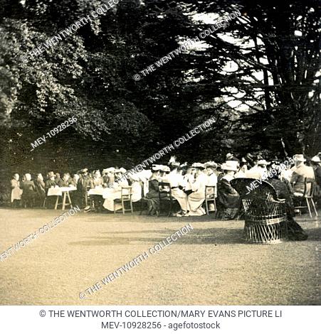 Tea Party, Dinder, Wells, near Shepton Mallet, Somerset, England