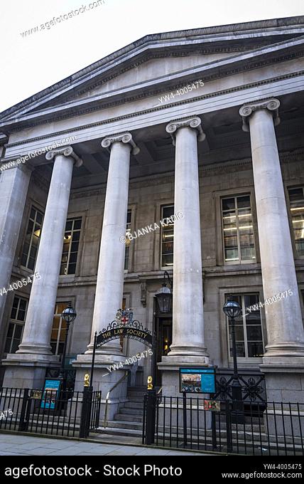 The Law Society building in Chancery Lane, London, England, UK