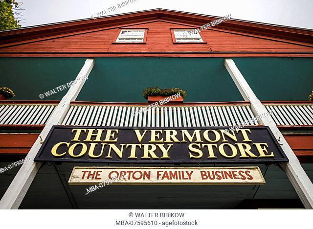 USA, New England, Vermont, Weston, The Vermont Country Store, exterior