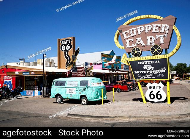 The Copper Cart, Seligman, Arizona, Historic Route 66, USA