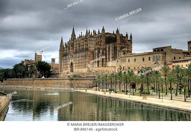 La Seu Cathedral, Palma de Mallorca, Majorca, Spain, Balearic Islands, Europe