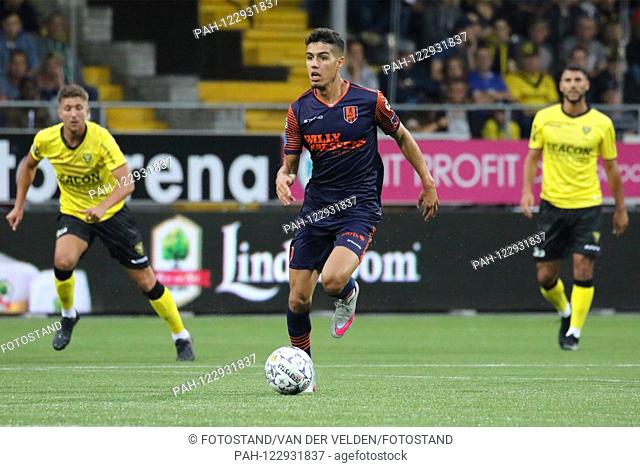 Venlo, The Netherlands 03. August 2019: Eredivisie - 19/20 - VVV Venlo. RKC Waalwijk Anas Tahiri (RKC Waalwijk), promotion / single image / with Ball / | usage...