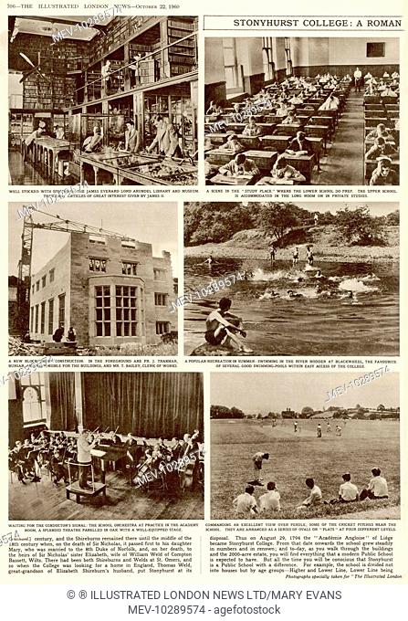 As part of their series on the education of British Youth, the Illustrated London News ran a feature on Stonyhurst College, Lancashire