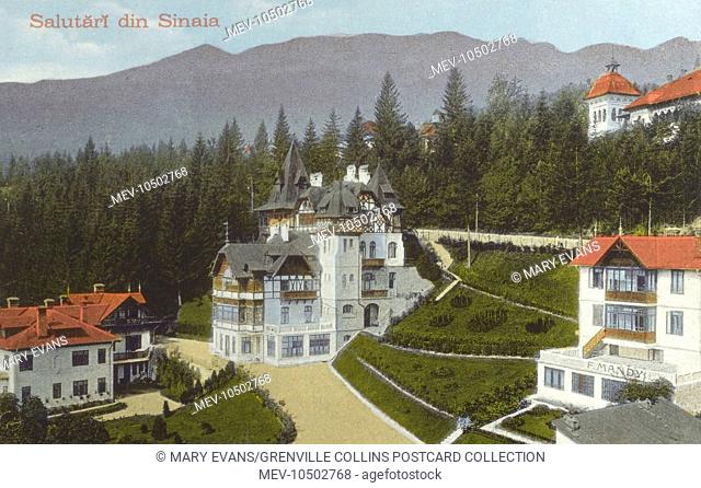 Sinaia, Romania. A mountain resort in Prahova County, the town was named after the Sinaia Monastery (itself named after the Biblical Mount Sinai)