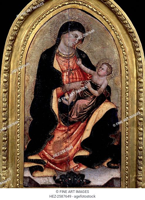 'Virgin and Child', late 13th or 14th century. Found in the collection of the State Art Museum, Yekaterinburg, Russia