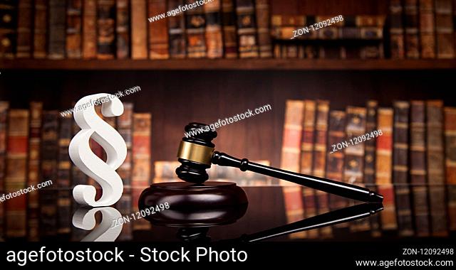 Court gavel, Law theme, mallet of justice