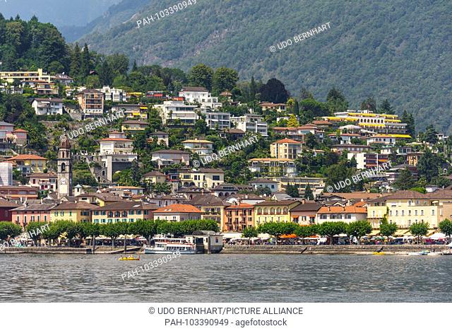 Switzerland Ticino Boat trip Lago Maggiore 2 August 2017 | usage worldwide. - Lago Maggiore/Tessin/Switzerland