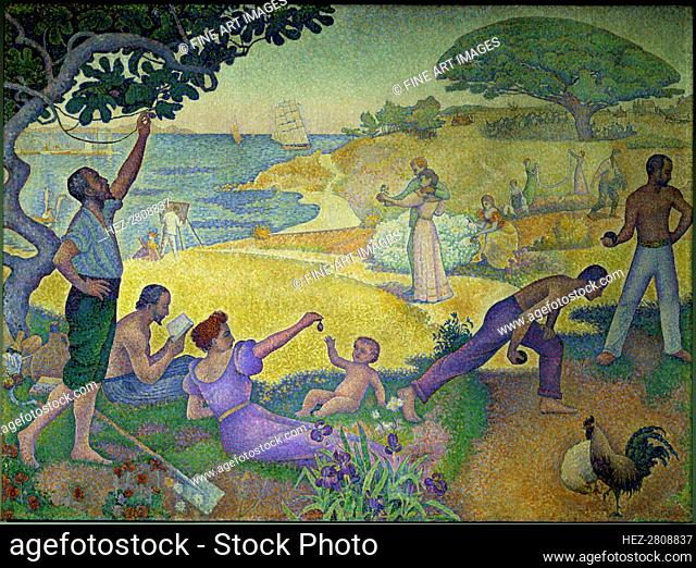 In the Time of Harmony. The Golden Age is not in the Past, it is in the Future, 1896. Creator: Signac, Paul (1863-1935)