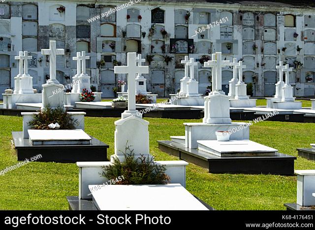 Cemetery in Luarca, Asturias, Spain