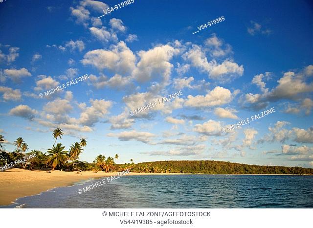 Usa, Caribbean, Puerto Rico, Vieques Island, Sun Bay Beach