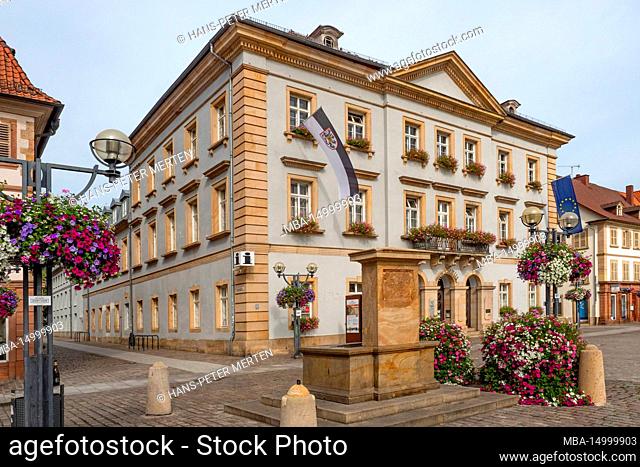 Town Hall at the Town Hall Square, Landau in der Pfalz, German Wine Route, Southern Wine Route, Rhineland-Palatinate, Germany