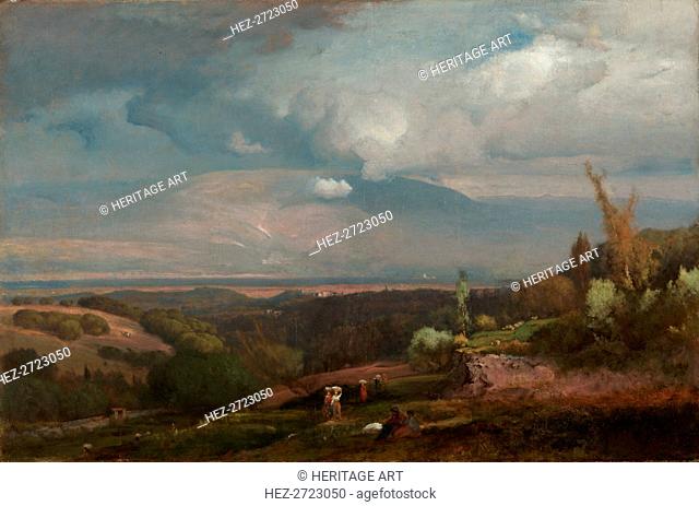 Approaching Storm from the Alban Hills, 1871. Creator: George Inness (American, 1825-1894)