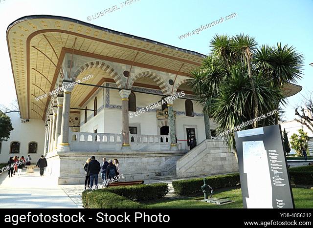 TopkapÄ± Palace, located in Istanbul, was the administrative center of the Ottoman Empire from 1465 to 1853. The construction of the palace was ordered by...
