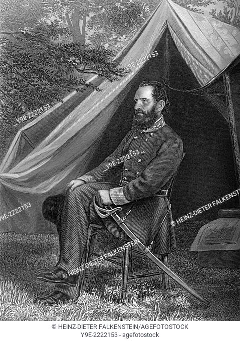 Thomas Jonathan ""Stonewall"" Jackson, 1824 - 1863, a Confederate general during the American Civil War,