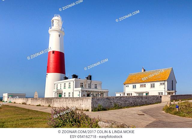 The lighthouse at Portland Bill, Dorset, England, UK