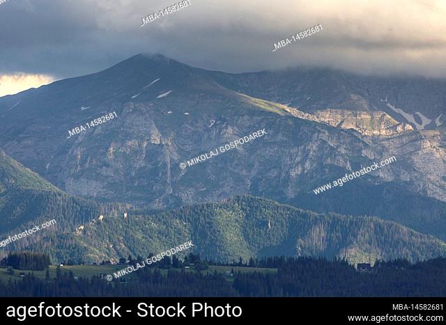 Europe, Poland, Lesser Poland, Tatra Mountains, Podhale, view from Bachledowka
