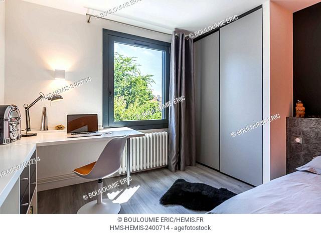France, Gironde, Le Bouscat, report: Lanet House (interior architect and designer Marie Labat / SoulSens Agency)