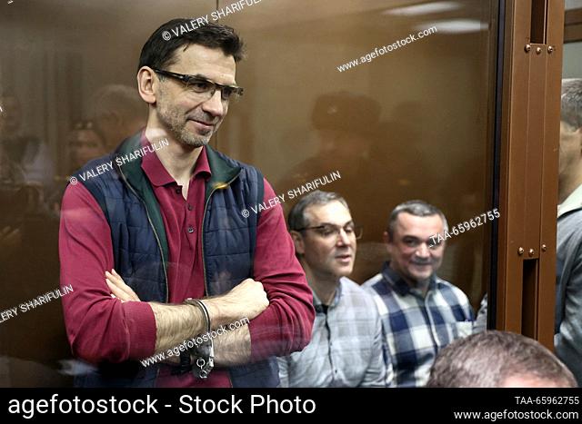 RUSSIA, MOSCOW - DECEMBER 21, 2023: Russia's former open government minister Mikhail Abyzov charged with embezzling 4bln roubles and forming a criminal group...
