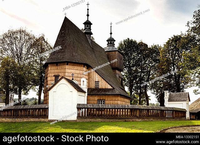 Europe, Poland, Podkarpackie Voivodeship, Wooden Architecture Route, All Saints Church, Blizne