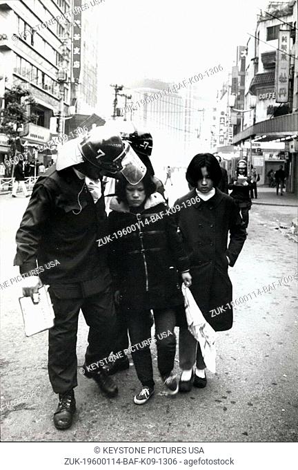 1980 - Riots in Tokyo over Okinawa reversion apanese radical students, protesting against the Japan-U.S. Okinawa reversion agreement, used guerrilla tactics