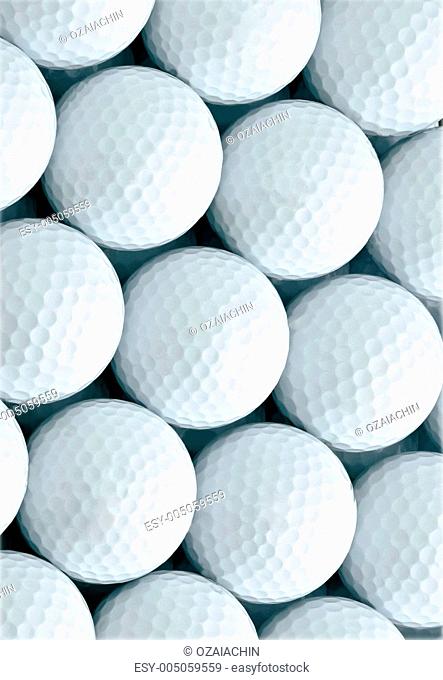 Background of golf ball